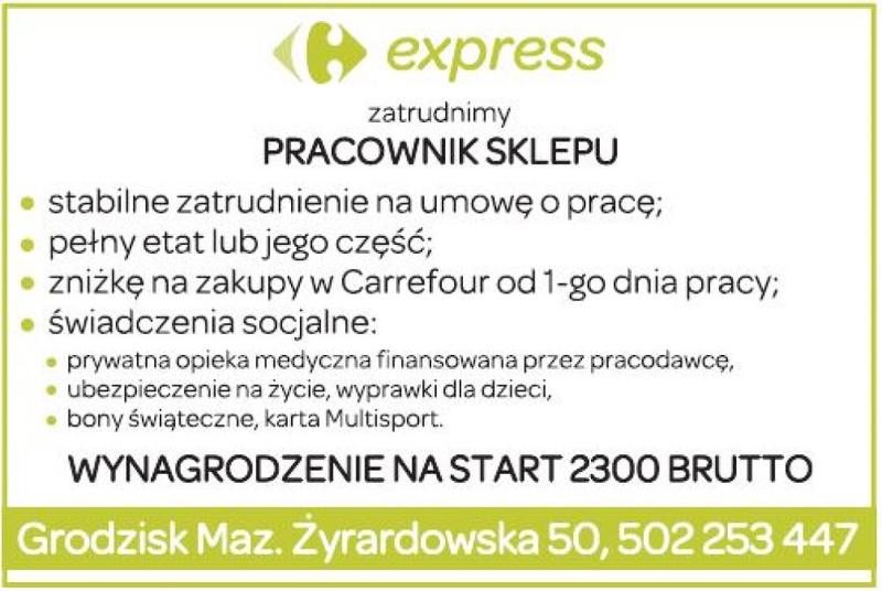 Zarobki kasjerów w Carrefourze