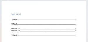 Jak stworzyć idealny spis treści do pracy magisterskiej?