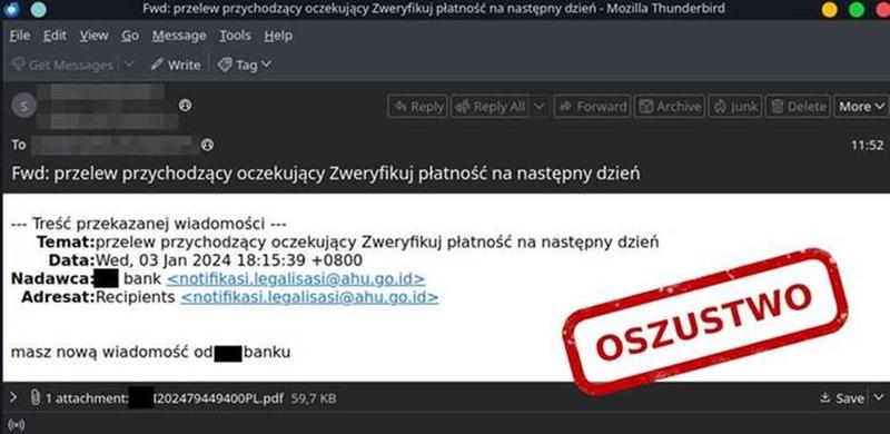 Sprawdzanie przelewów