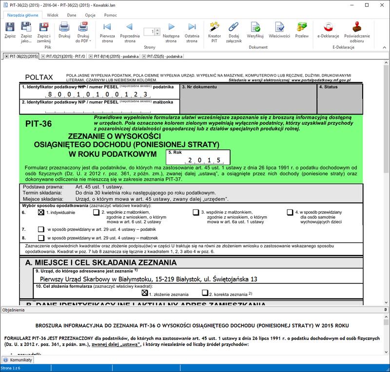 Zbliżający się termin: Do kiedy należy zapłacić podatek PIT-36?
