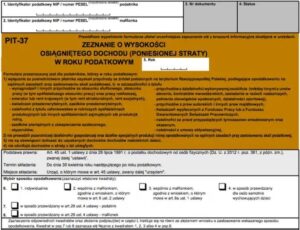 Jak skutecznie obliczyć podatek PIT 37, a w szczególności pozycję 118?