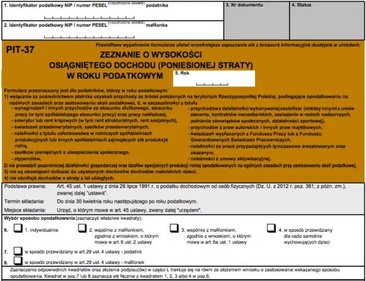 Jak skutecznie obliczyć podatek PIT 37, a w szczególności pozycję 118?