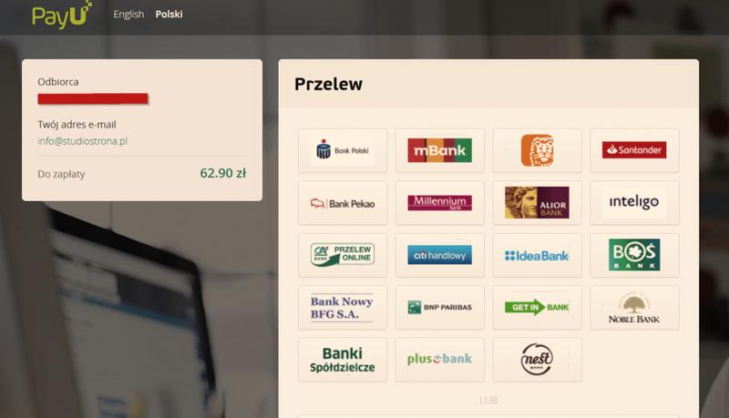 Płatności online w PayU